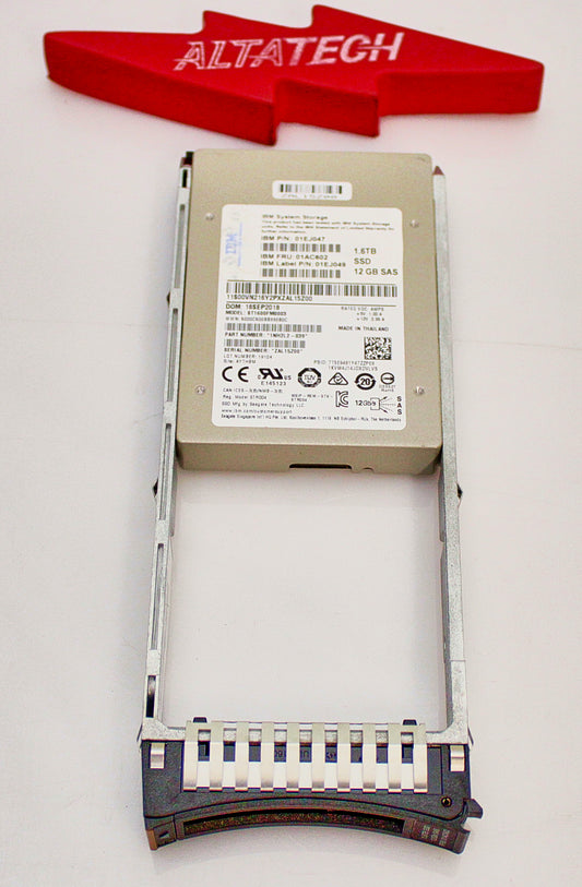 IBM 01AC602 1.6TB 2.5" Flash Drive Storwize V5000, Used
