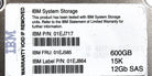 IBM 01EJ585 600GB 15K 2.5