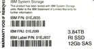IBM 01EJ599 3.84TB 12G 2.5