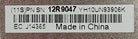 IBM 15R6714 7031 VPD CARD, Used