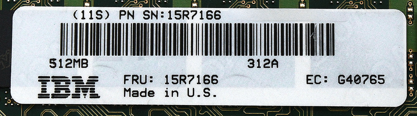 IBM 15R7166 512MB DIMM (276-PIN 533MHZ DDR2), Used