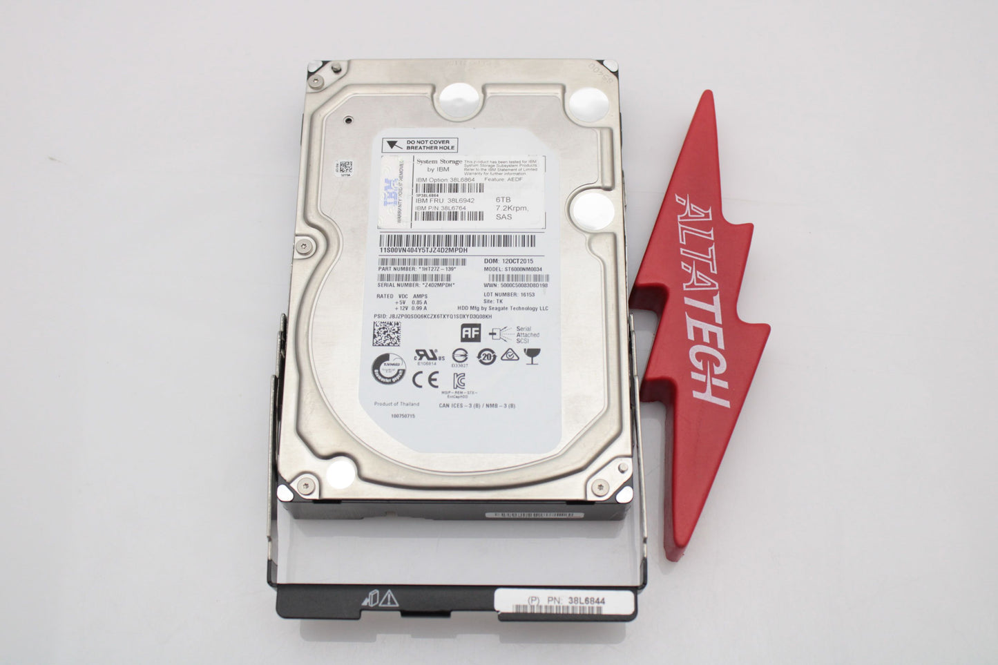 IBM 38L6764 6TB 7.2K 3.5" NL-SAS HDD DCS3700, Used