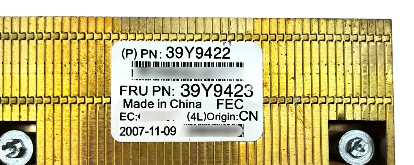 IBM 39Y9423 IBM X3550 HEAT SINK, Used