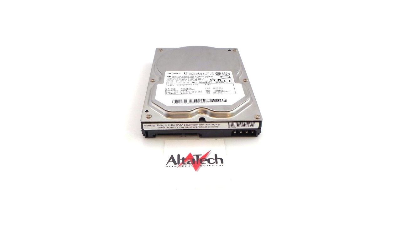 IBM 40Y9034 Hitachi 80GB 7.2K SATA 3.5" Hard Drive, Used