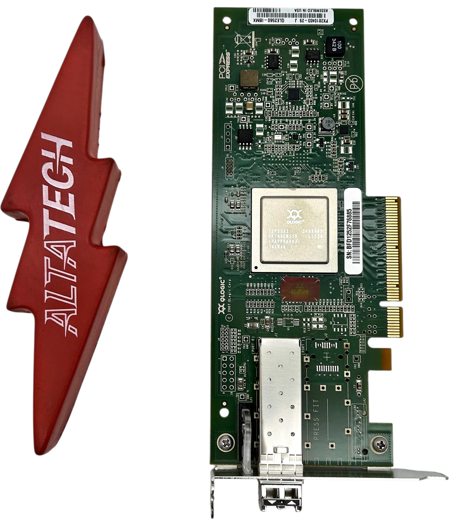 IBM 42D0507 QLOGIC 8GB PCIE 1PRT HBA, Used