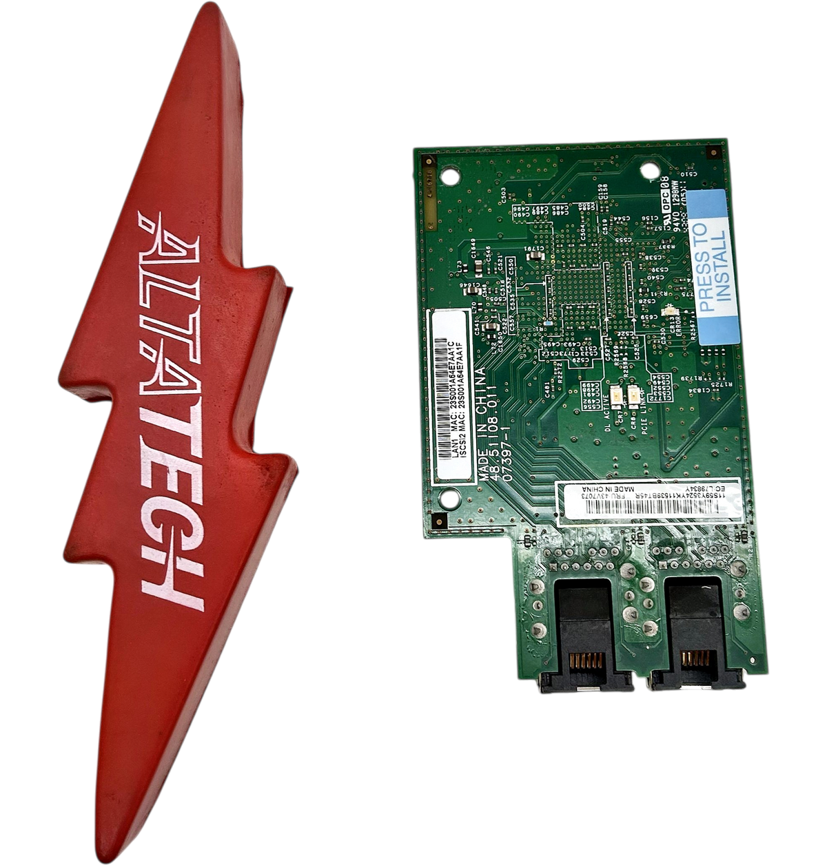 IBM 43V7073 DUAL PORT 1GB ETHERNET DAUGHTER CA, Used