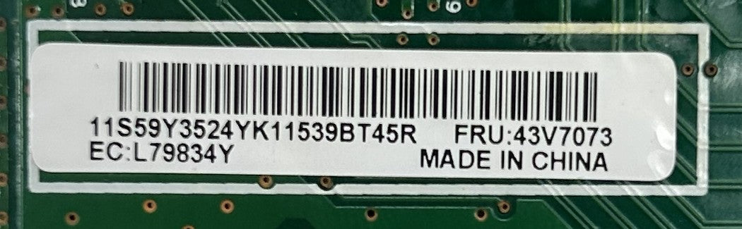 IBM 43V7073 DUAL PORT 1GB ETHERNET DAUGHTER CA, Used
