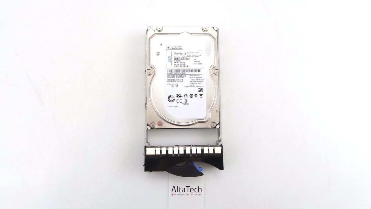 IBM 43W7626 System X 1TB 7.2K SATA 3.5" Hard Drive, Used