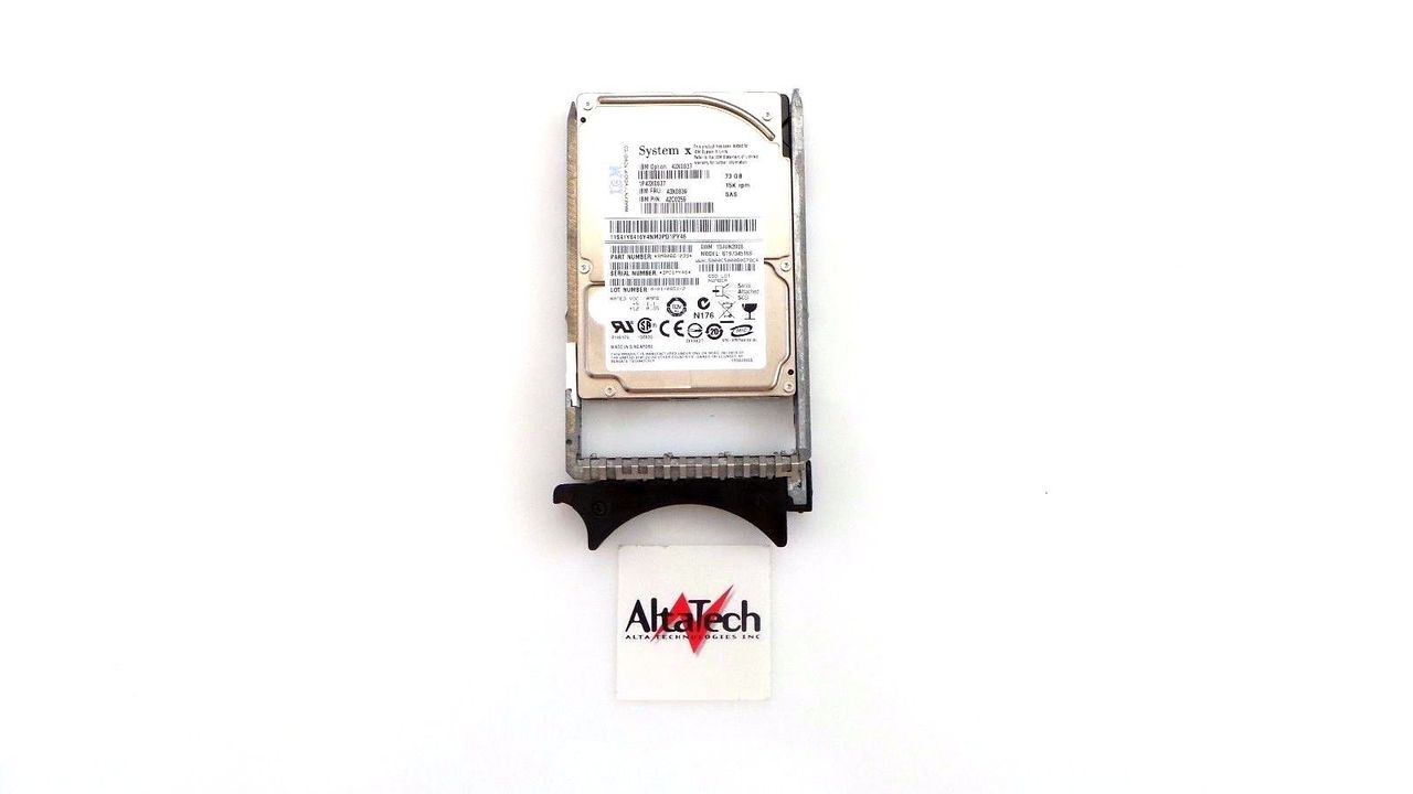thumbnail image 2 of IBM 73GB 15K SAS Hard Drive – 3.5” Cheetah, Hot Swap, 40K6819 40K6816, Open Box 2 of 5