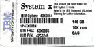 IBM 43X0865 146GB 10K 2.5 SAS DRIVE, Used