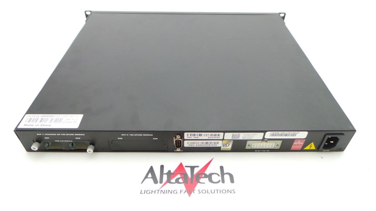 IBM 45W0463 Powerconnect 6248 48-Port Gigabit Ethernet Network Switch, Used