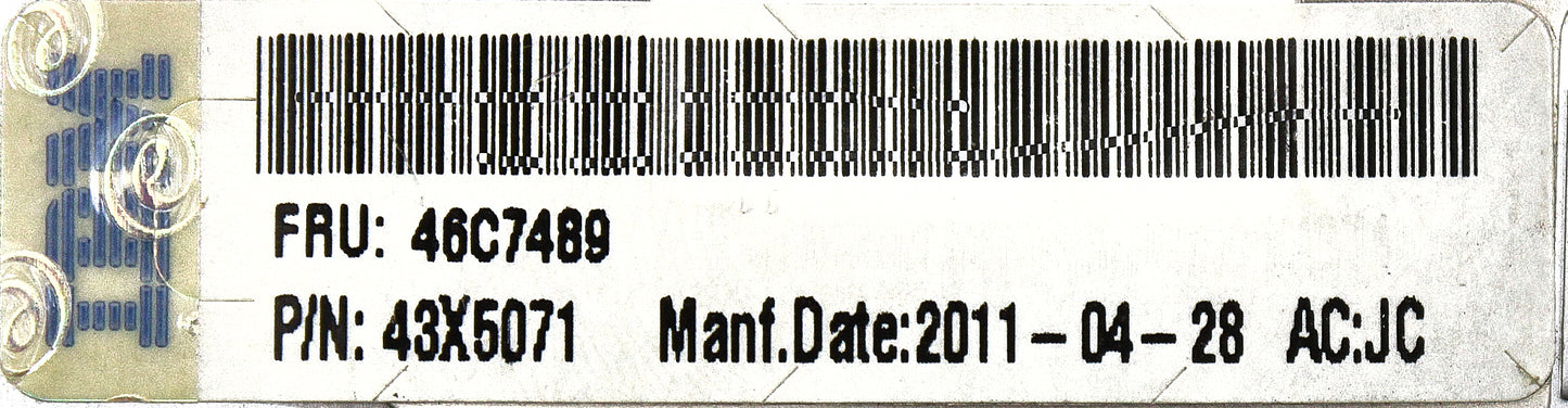 IBM 46C7489 16GB PC3L-8500R DDR3-1066 4RX4 ECC, Used