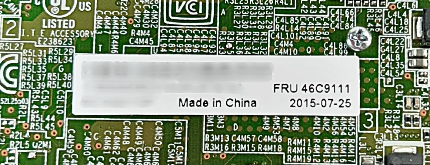 IBM 46C9111 System X M5210 12GBps SAS, SATA RAID 5 Controller, Used