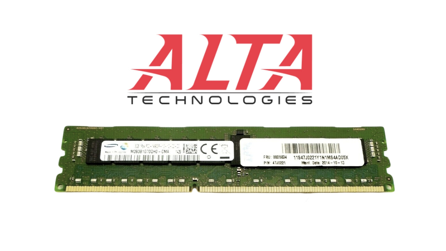 IBM 47J0221 8GB PC3-14900R DDR3-1866 1RX4 ECC, Used