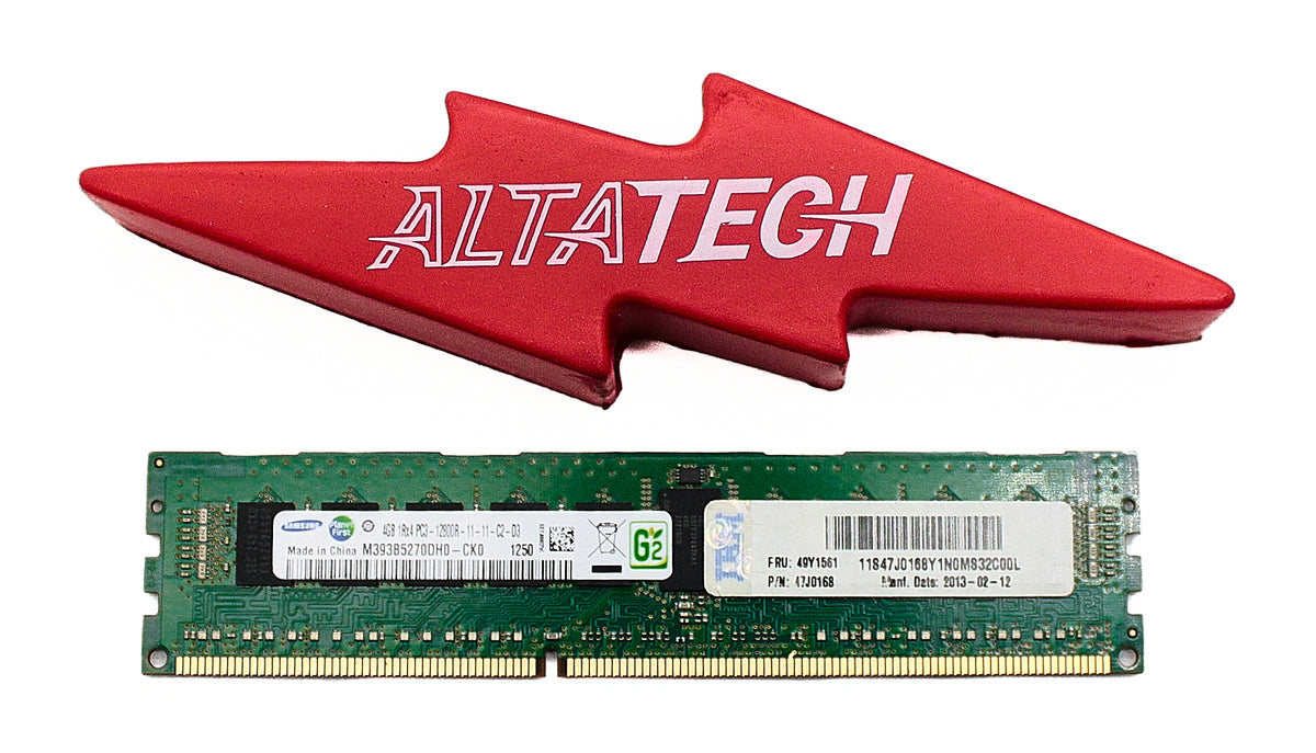 IBM 49Y1561 4GB 1X4GB 1RX4 PC3-12800 DDR3 DIMM, Used