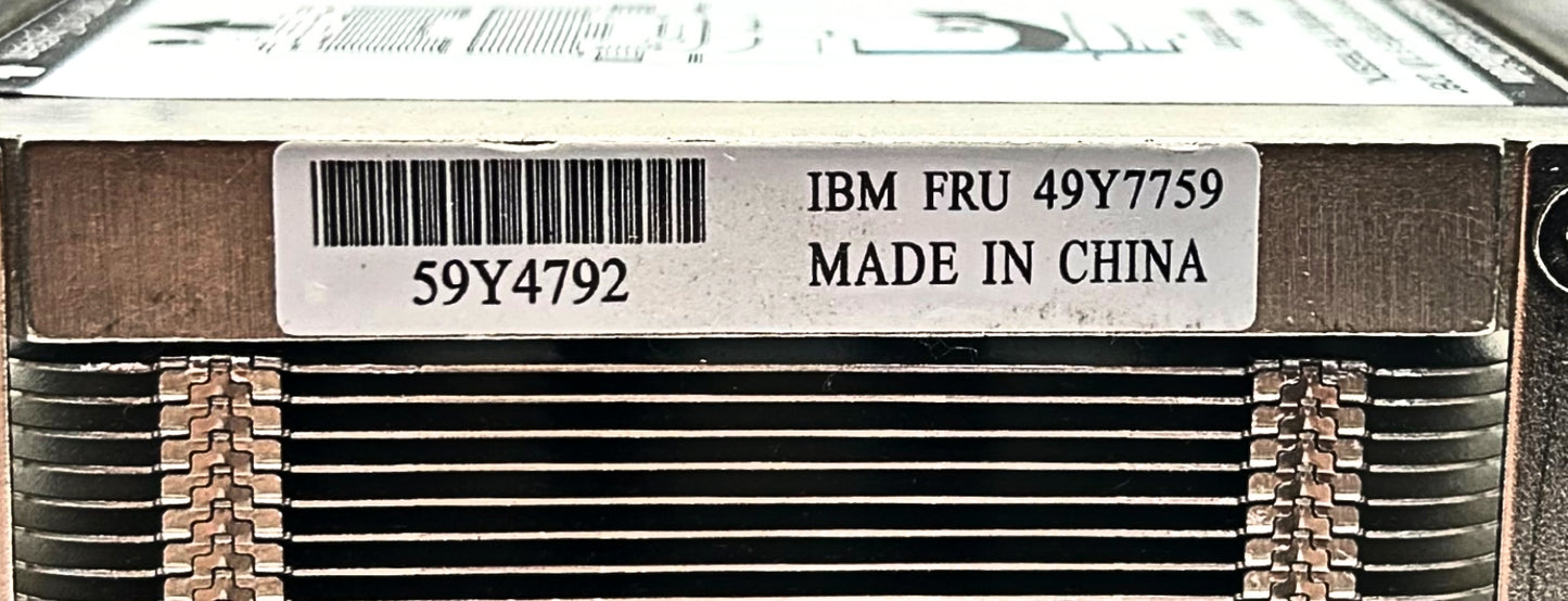 IBM 49Y7759 X3850 X5 Heatsink, Used