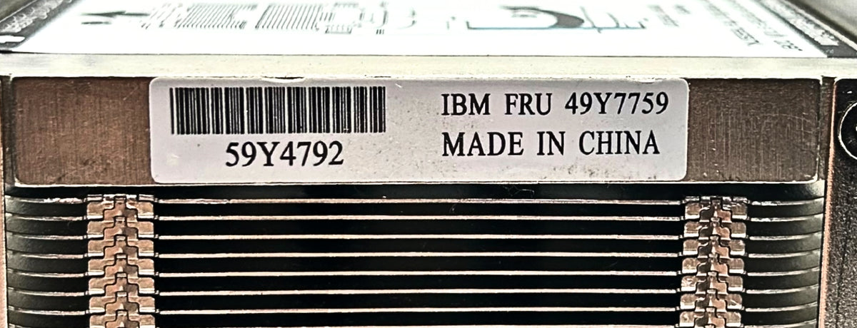 IBM 49Y7759 X3850 X5 Heatsink, Used