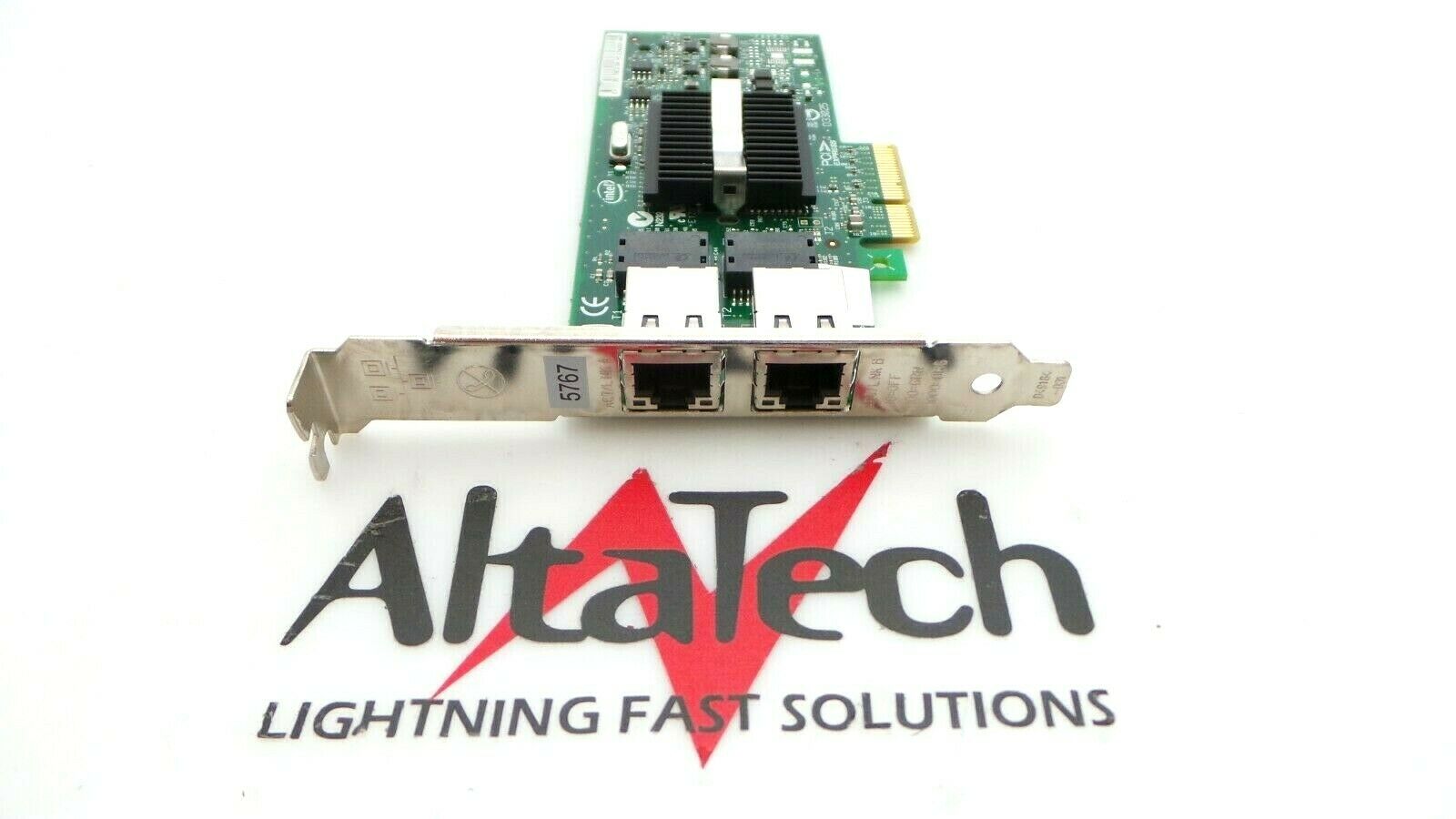 IBM 5767-91XX Dual Port PCIe Gigabit Ethernet-TX Network Adapter, Used