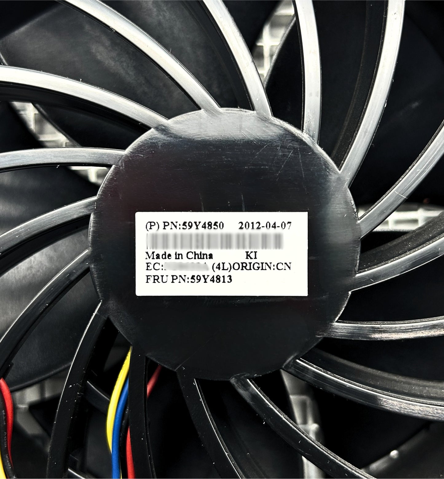 IBM 59Y4813 X3850 X5 120MM FRONT FAN, Used