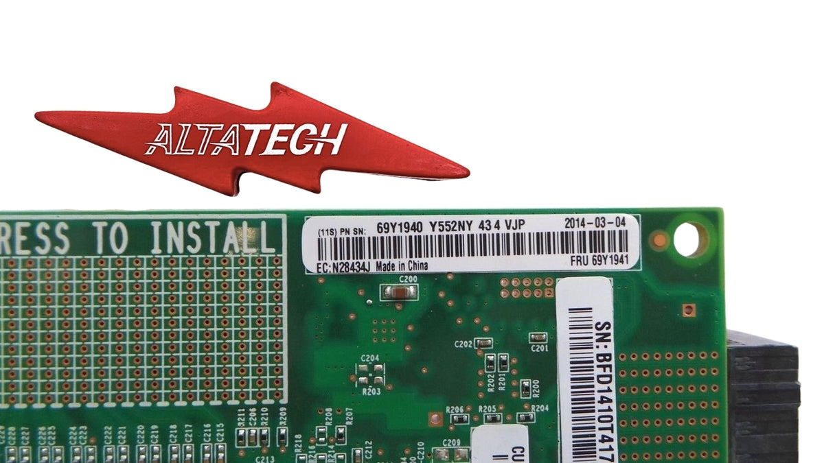 IBM 69Y1941 Flex System FC3172 8GB Dual Port Fibre Channel Adapter, Used