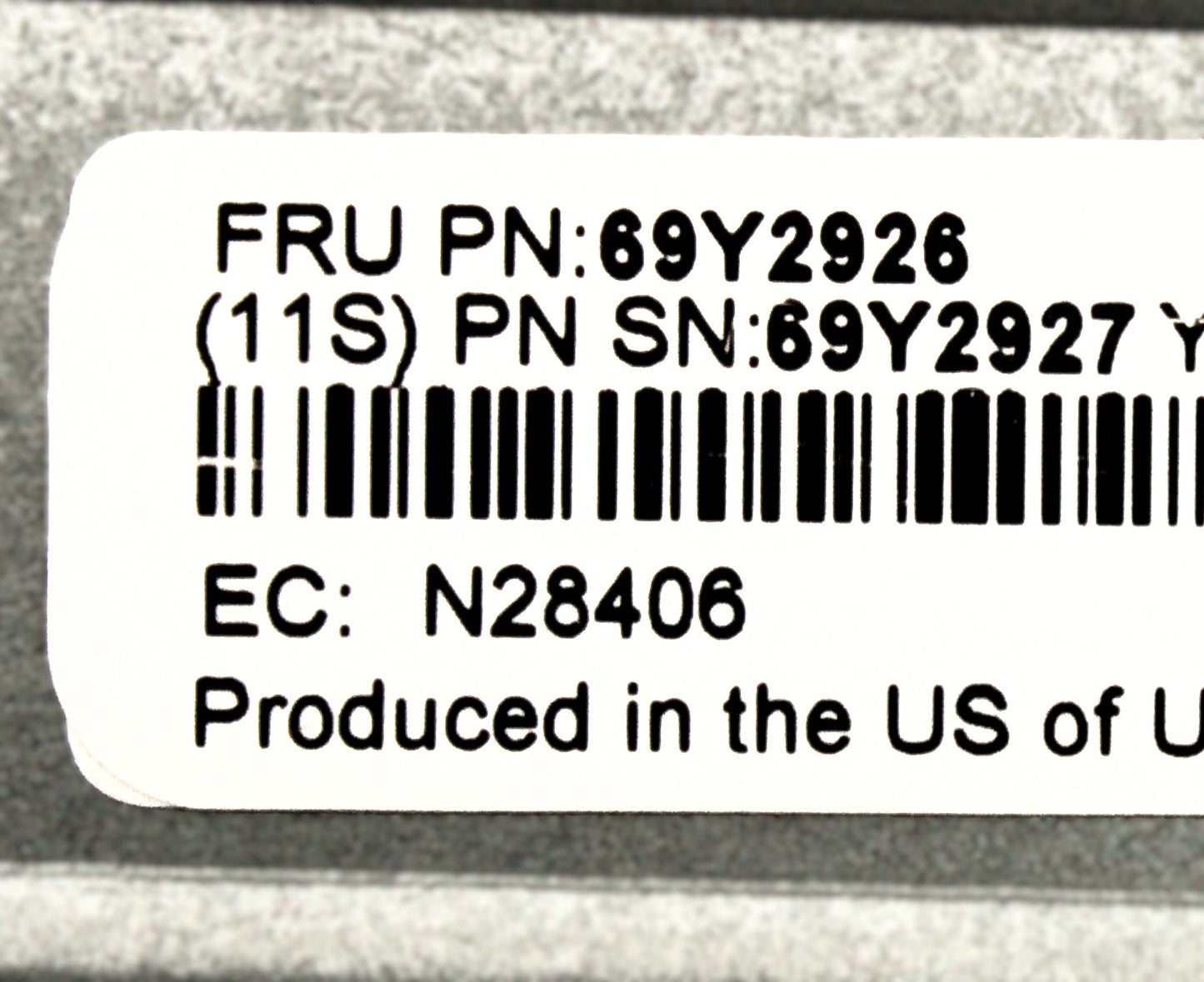 IBM 69Y2926 DS3500 CACHE BATTERY, New No Box