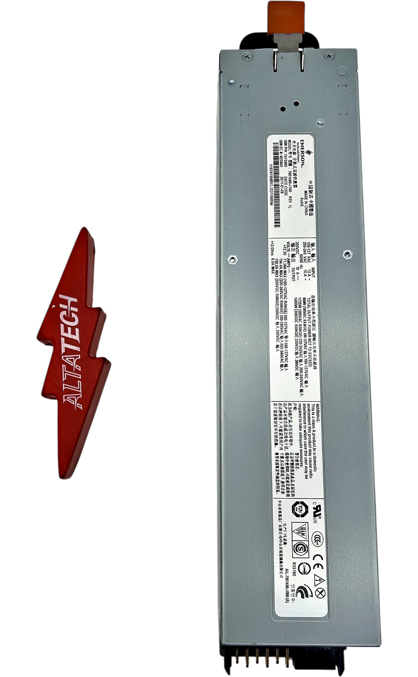 IBM 74Y5985 1725W AC POWER SUPPLY, Used