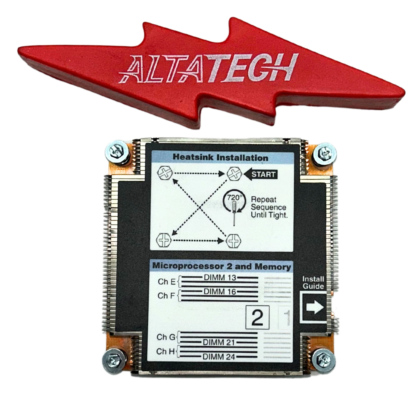 IBM 81Y4288 X240 FRONT HEAT SINK, Used