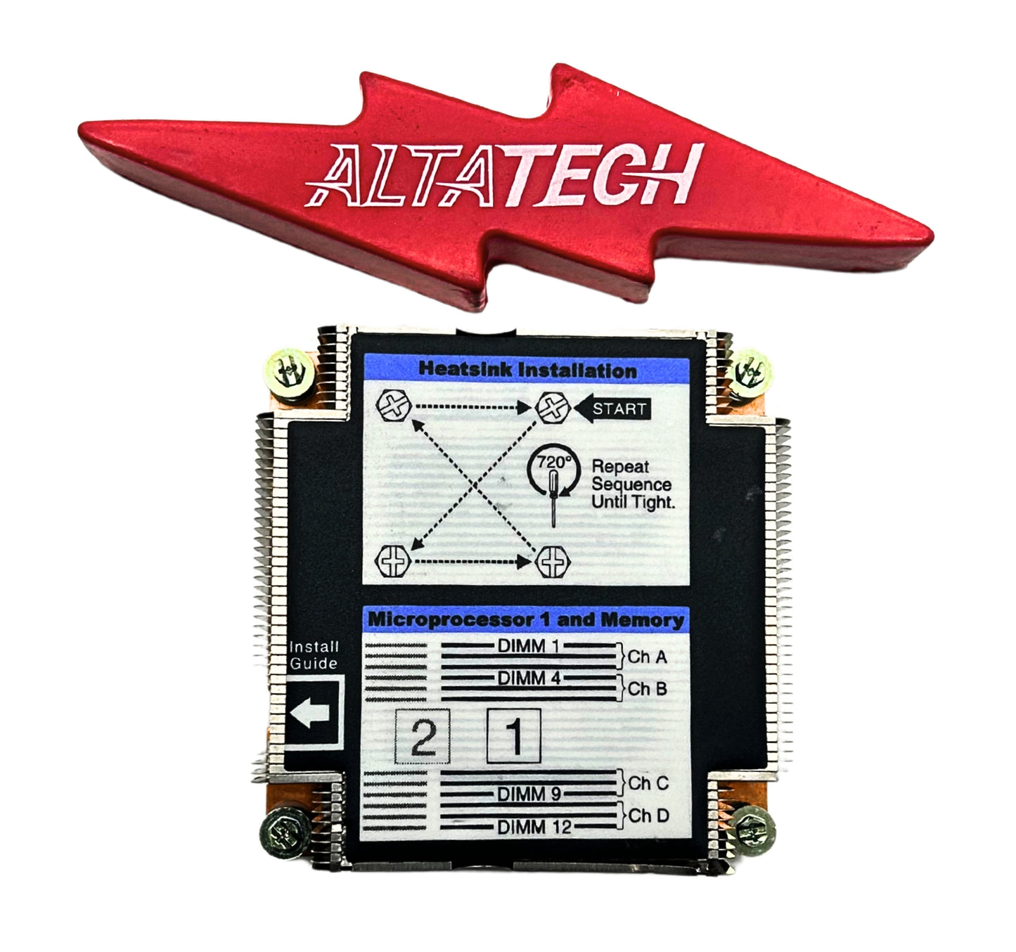 IBM 81Y5126 X240 FRONT HEAT SINK, Used