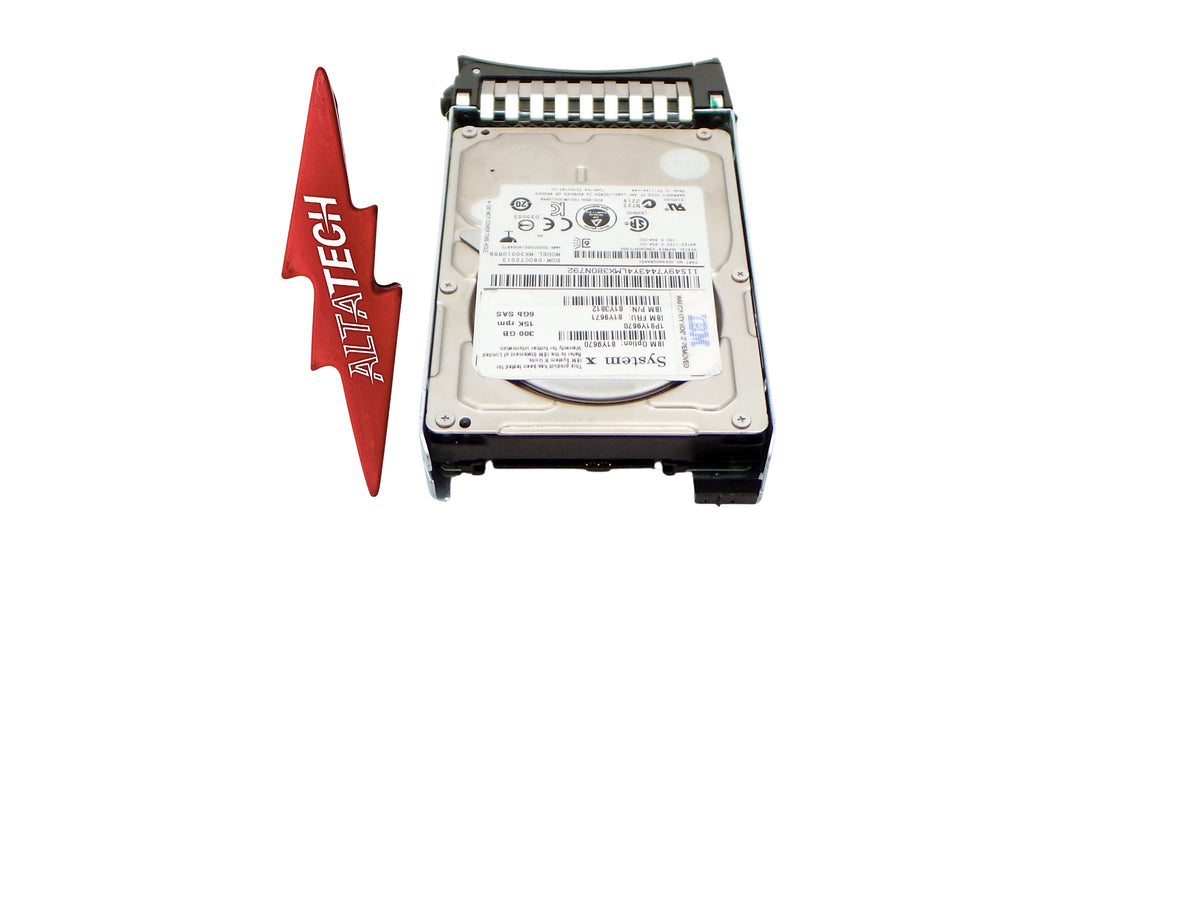 IBM 81Y9671 300GB 15K 6Gbps SAS SFF Hard Disk Drive for System x Servers, Used