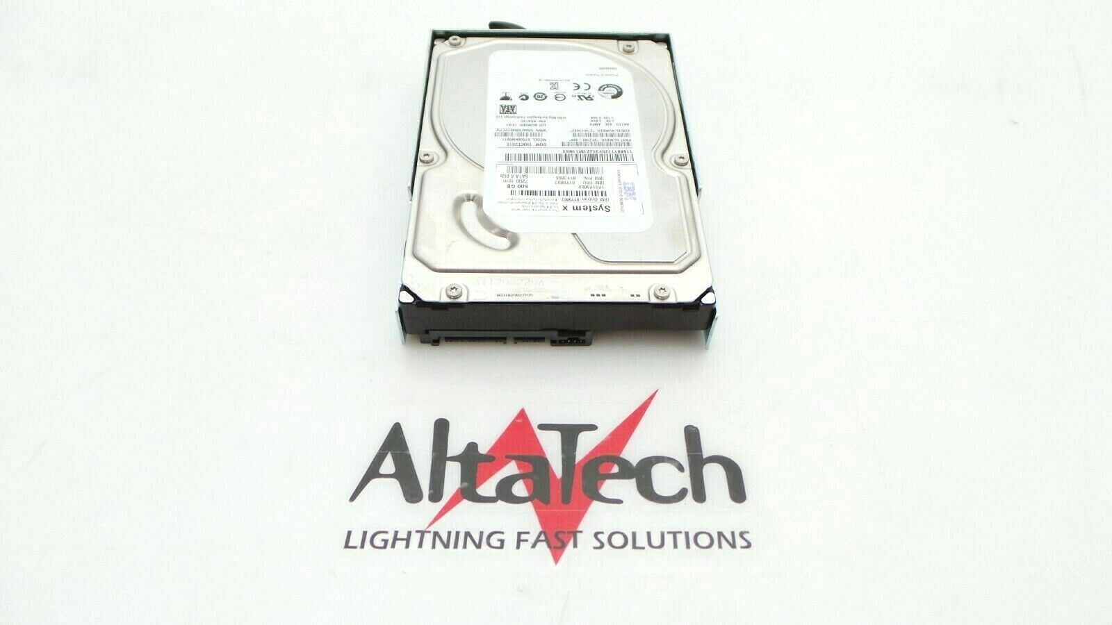 IBM 81Y9803 500GB 7.2K RPM SATA 3.5" SS Hard Disk Drive, Used