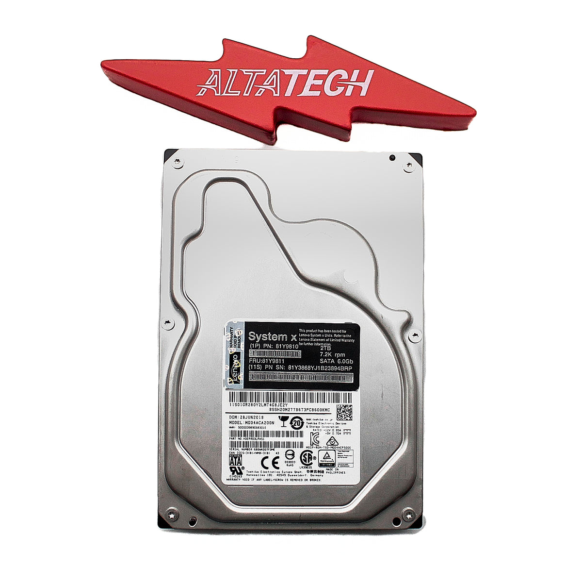 IBM 81Y9811 2TB 7.2K 6G NL SATA 3.5" HDD, Used