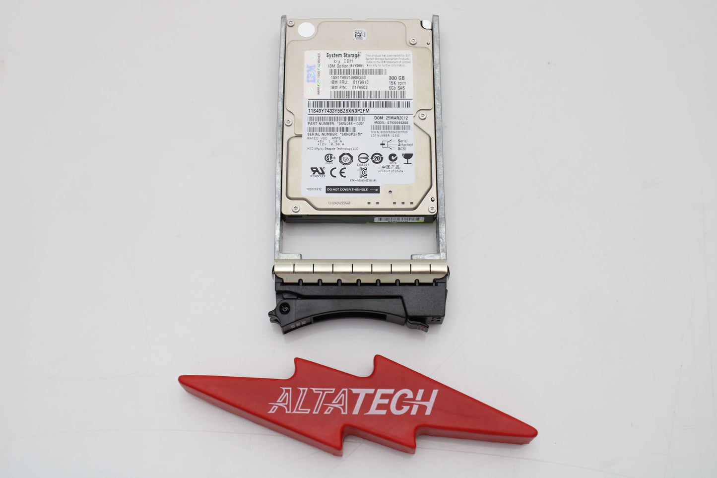 IBM 81Y9913 300GB 15K RPM 6GB SAS 2.5 Hard Drive, Used