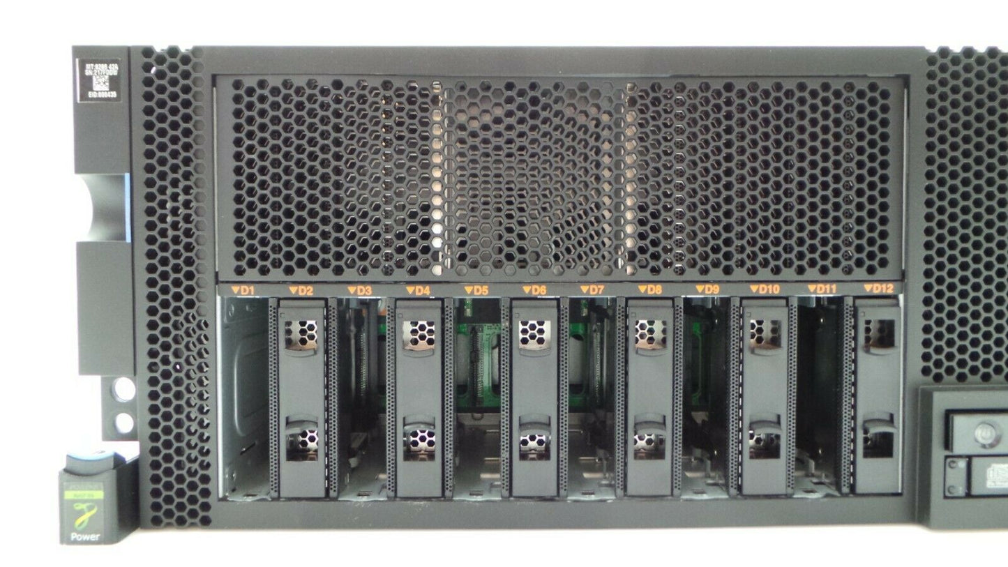 IBM 8286-42A_24core Power8 S824 8286-42A 24-Core 3.52 GHz 256 GB Memory 2x 300 GB HDD, Used