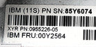 IBM 85Y6074 V7000 580W PSU (212/224), Used
