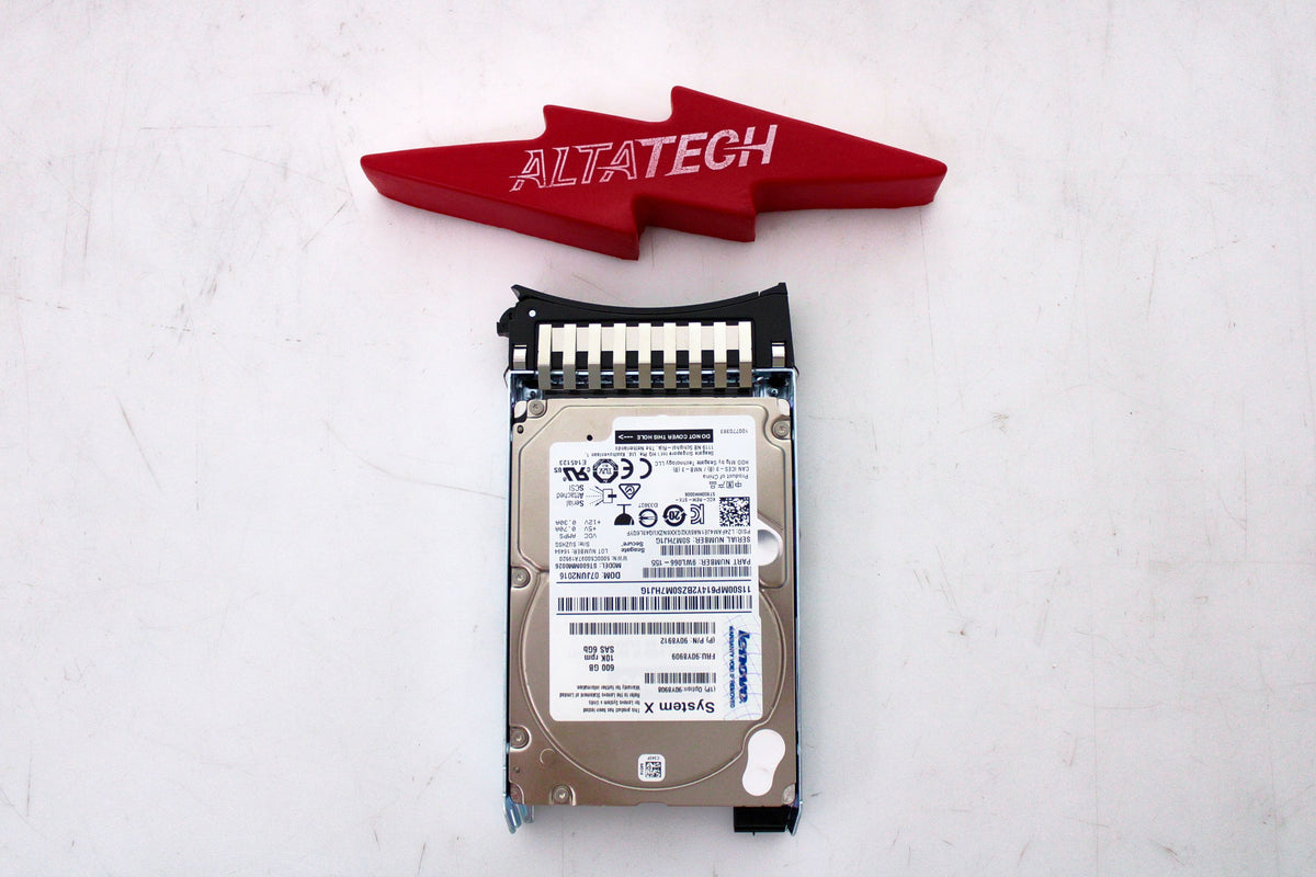 IBM 90Y8909 600GB 10K SAS 2.5" SED HDD, Used