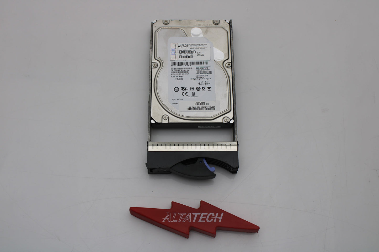 IBM 90Y9000 System X 2TB 7.2K SAS 3.5" Hard Drive, Used