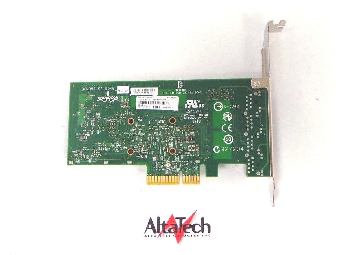 IBM 90Y9355 Broadcom NetXtreme Quad-Port GbE Network Interface Card, Used