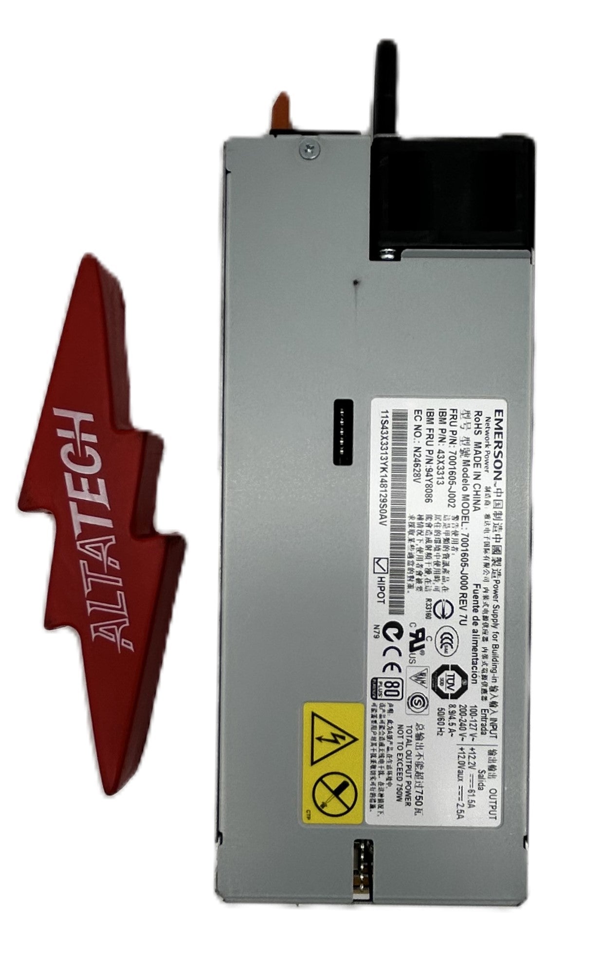 IBM 94Y8086 IBM 750 WATT AC POWER SUPPLY X3550, Used