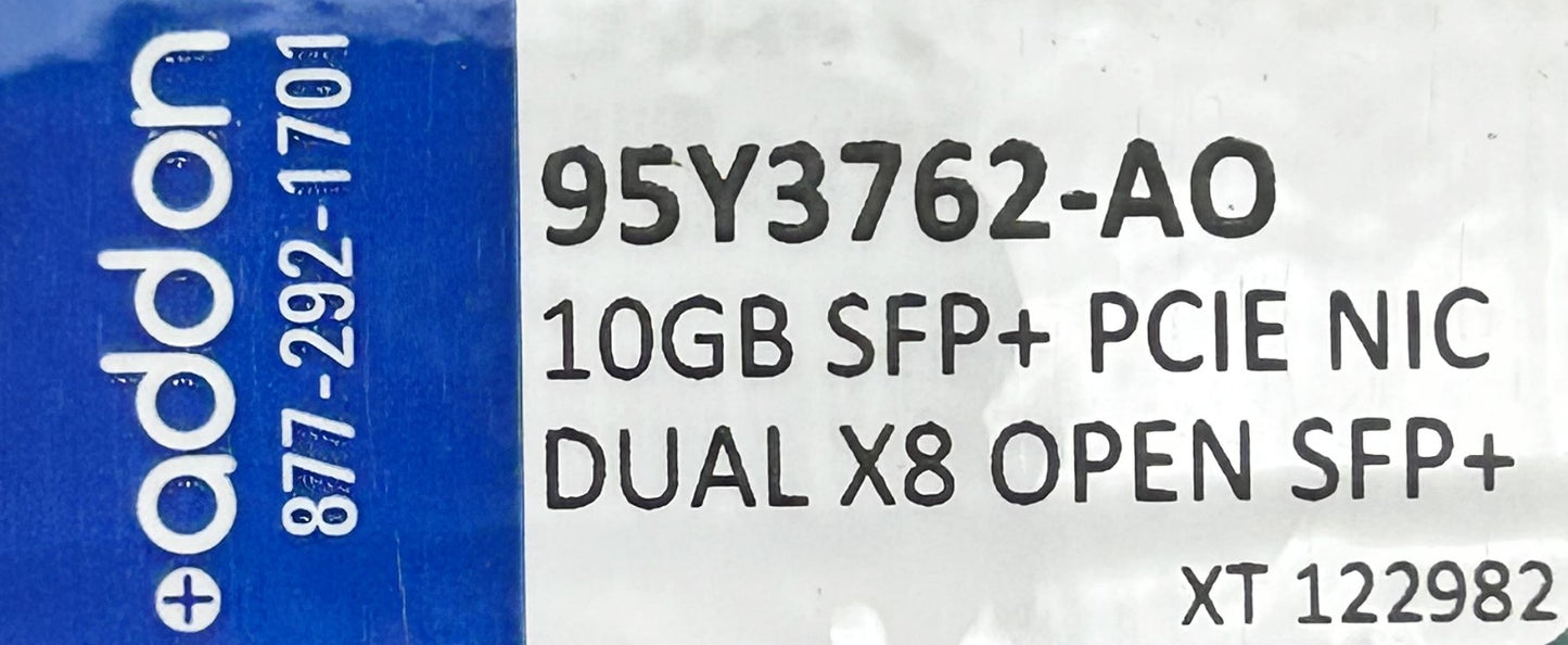 IBM 95Y3762 EMULEX DUAL PORT 10GBE SFP+, Used