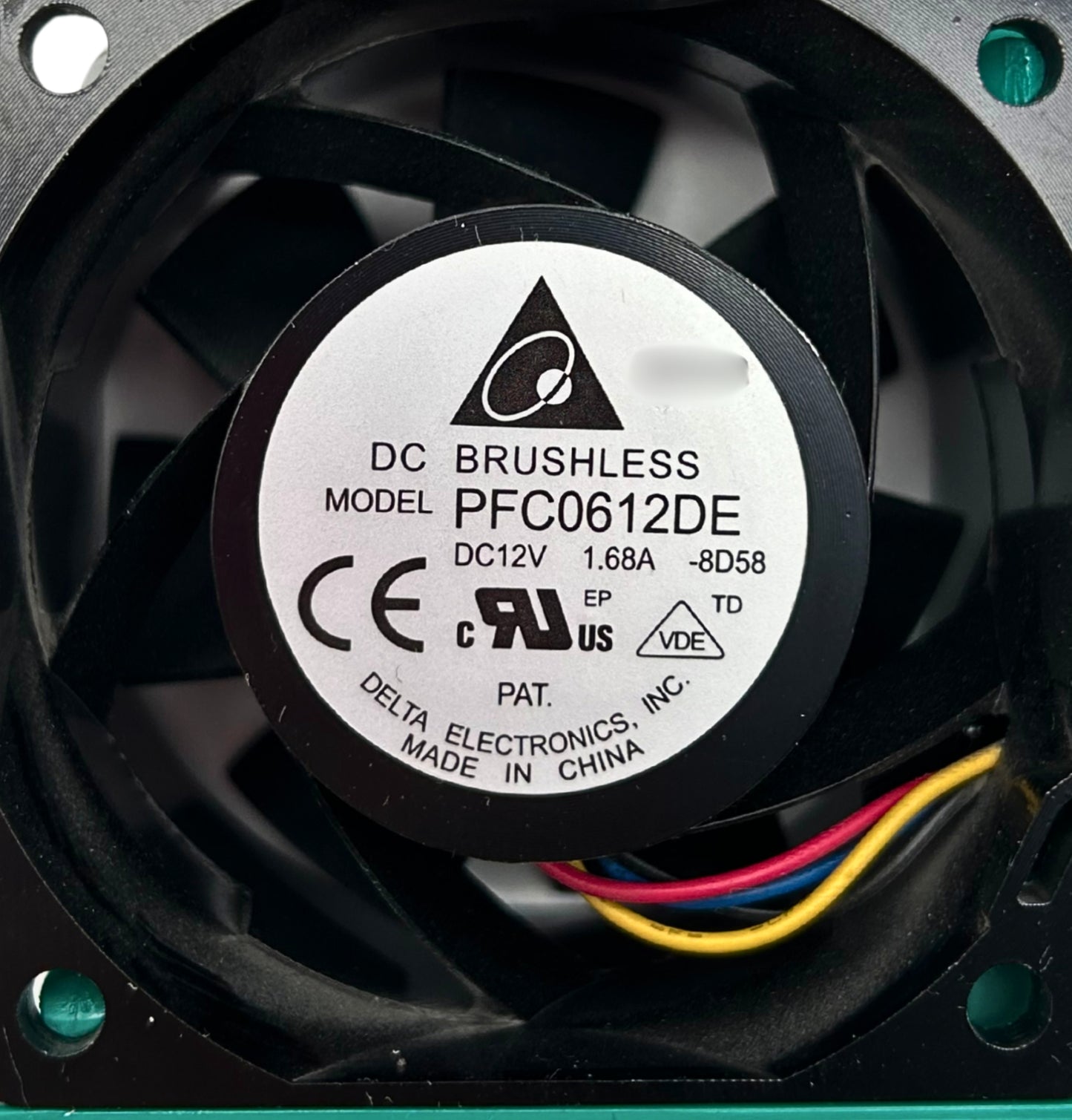 IBM PFC0612DE 38MM FAN 12V 1.68A SERVER FAN, Used