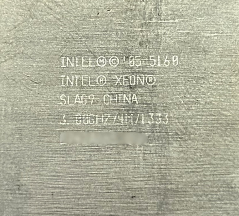 IBM SLAG9 XEON DC INTL 3.0/4MB/1333MHZ, Used