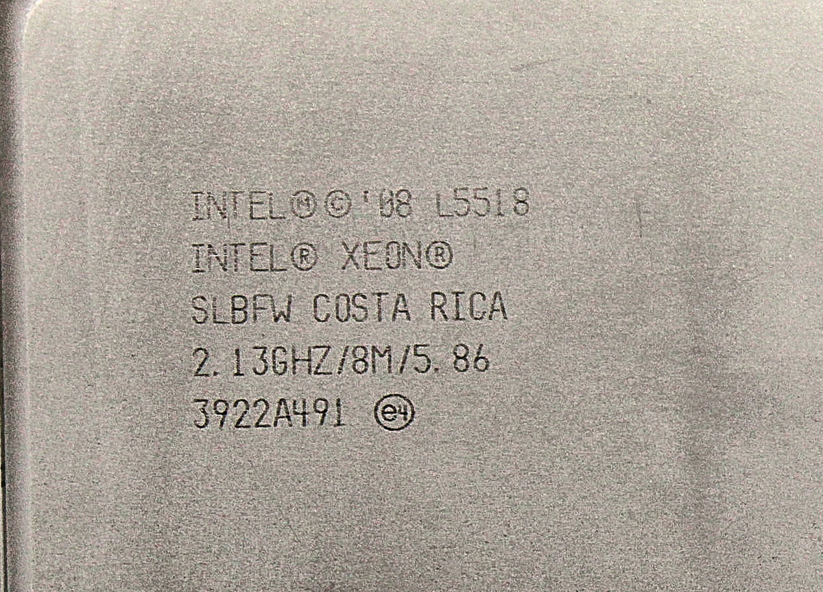 IBM SLBFW L5518 2.13GHZ LV CPU, Used