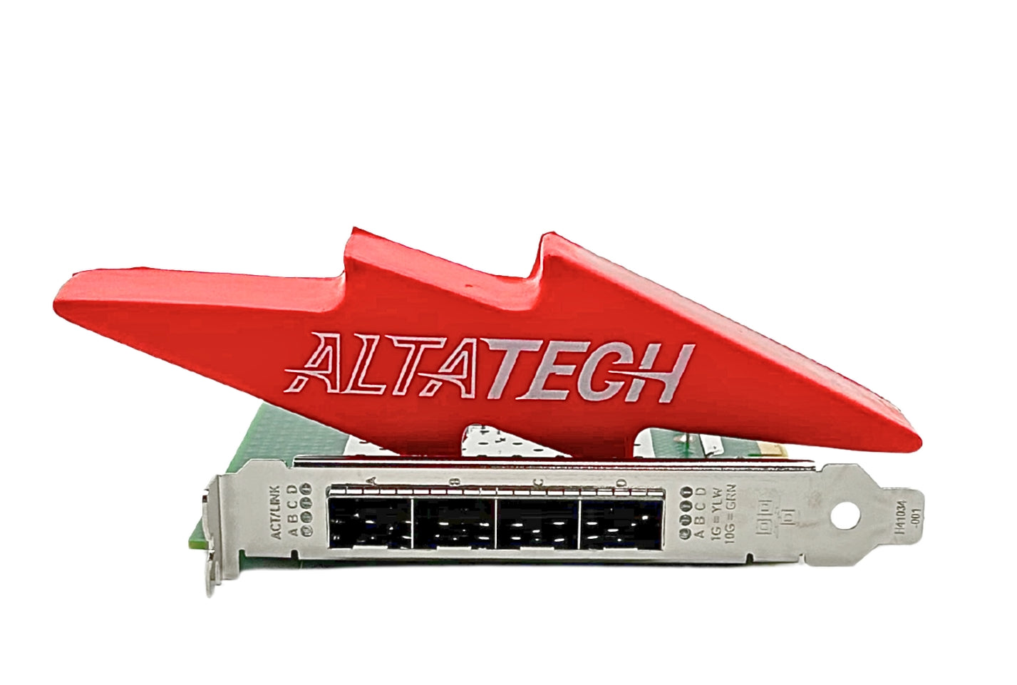 Intel DDJKY X710-DA4 Quad-Port SFP+ PCIe 3.0 X8 Network Adapter, Used