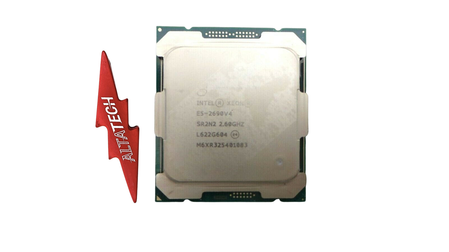 Intel E5-2690V4 Intel Xeon E5-2690V4 14-Core 2.6GHz 35MB 135W 14C Processor SR2N2 w/ Thermal Grease, Used