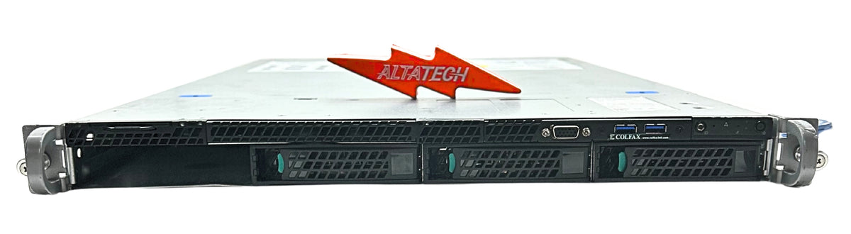 Intel R1304WT2GSR R1304WT2GSR INTEL 1U 3.5" Server H21573-366, Used