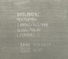 Intel SL6WJ 2.8GHZ/512KB/70W/1C, PENTIUM 4, Used