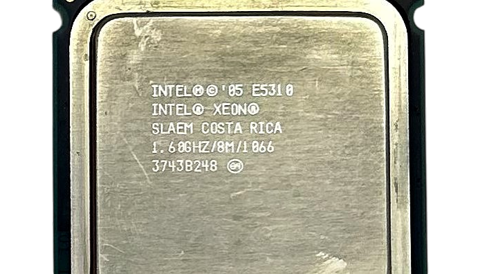 Intel SLAEM XEON QC 1.6GHZ 8MB L2 1066MHZ 80W, Used