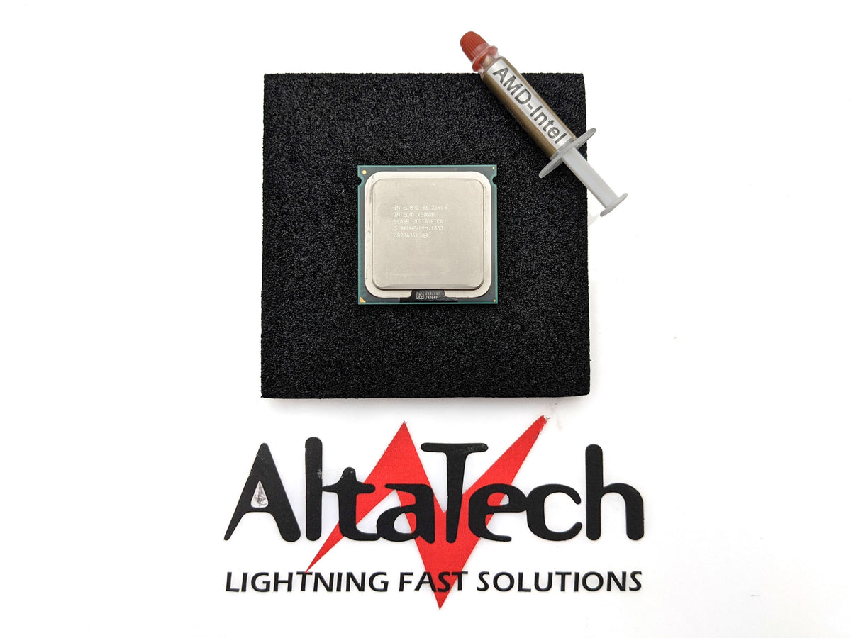 Intel SLASB Intel SLASB Xeon X5450 3.0Ghz Quad Core 12MB 4C Processor w/ Thermal Grease, Used