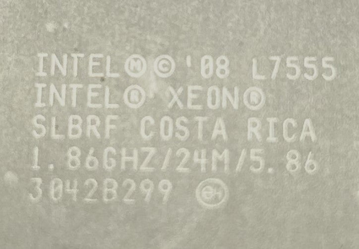 Intel SLBRF 1.86GHZ/24MB/95W/8C, XEON L7555, Used