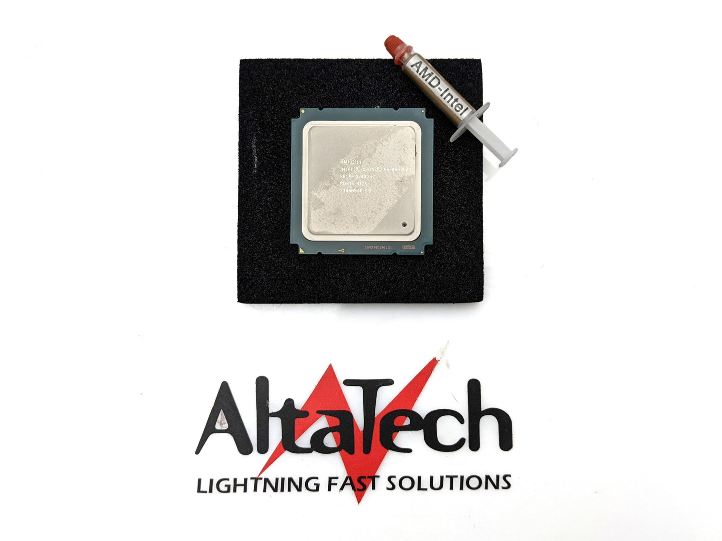 Intel SR19F Intel SR19F Xeon E5-4657Lv2 2.4GHz 12-Core 30MB 115W 12C Processor, Used